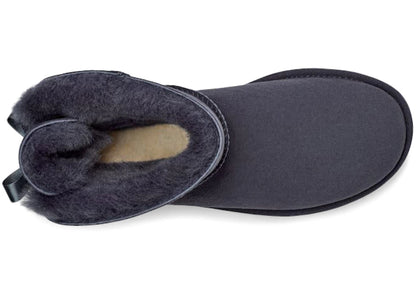 ugg mini bailey bow ii boot eve blue (women's)