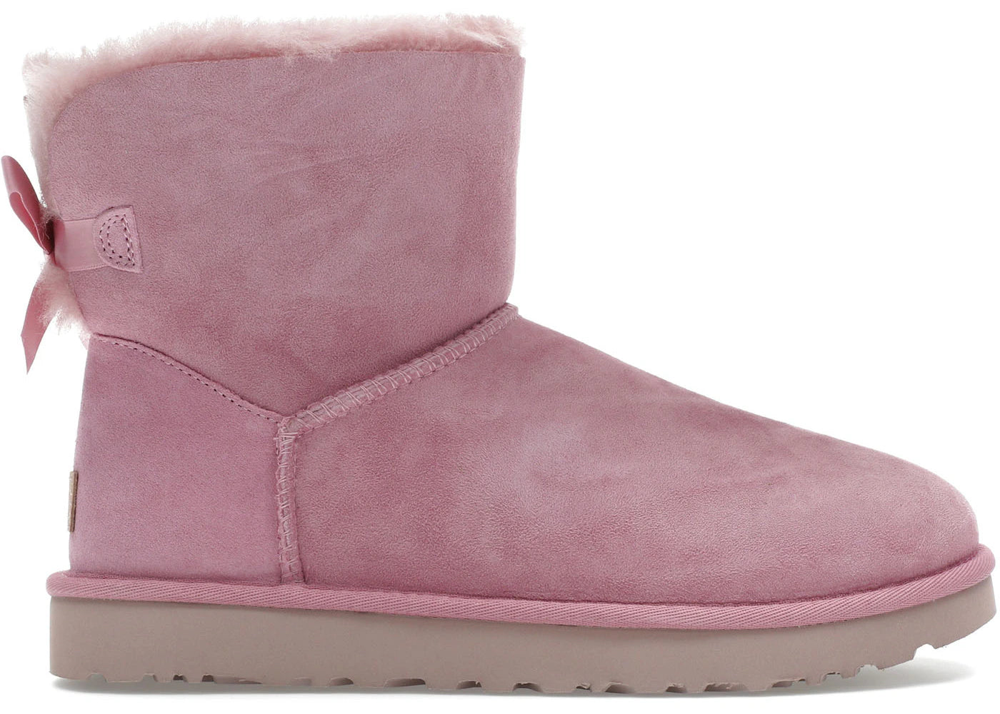 ugg mini bailey bow ii dusty orchid (women's)