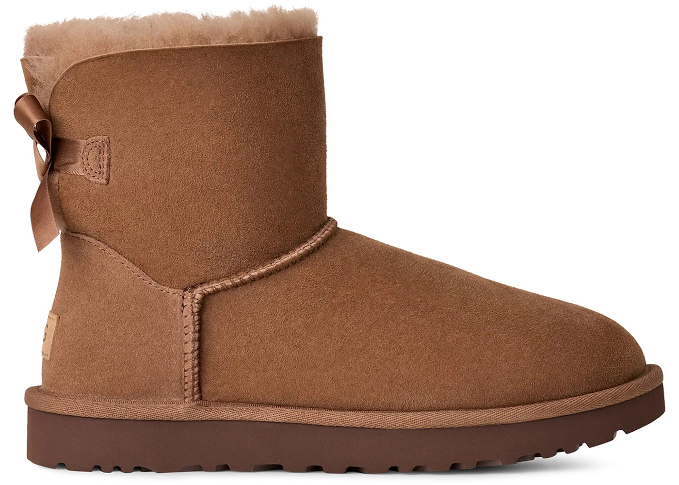 ugg mini bailey bow ii rocky oak (women's)