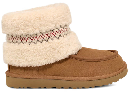 ugg mini heritage braid chestnut (women's)