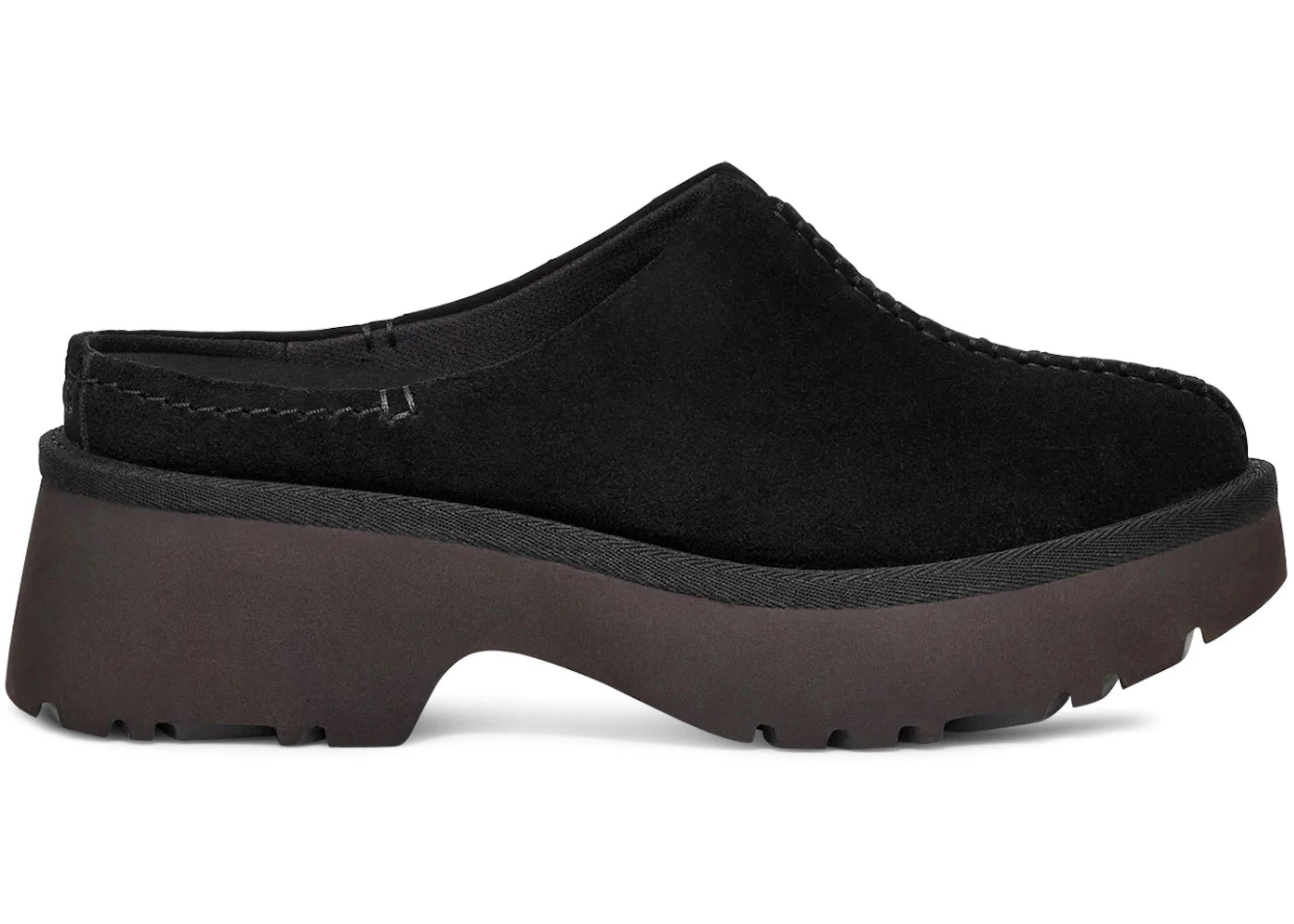 ugg new heights clog black (women's)