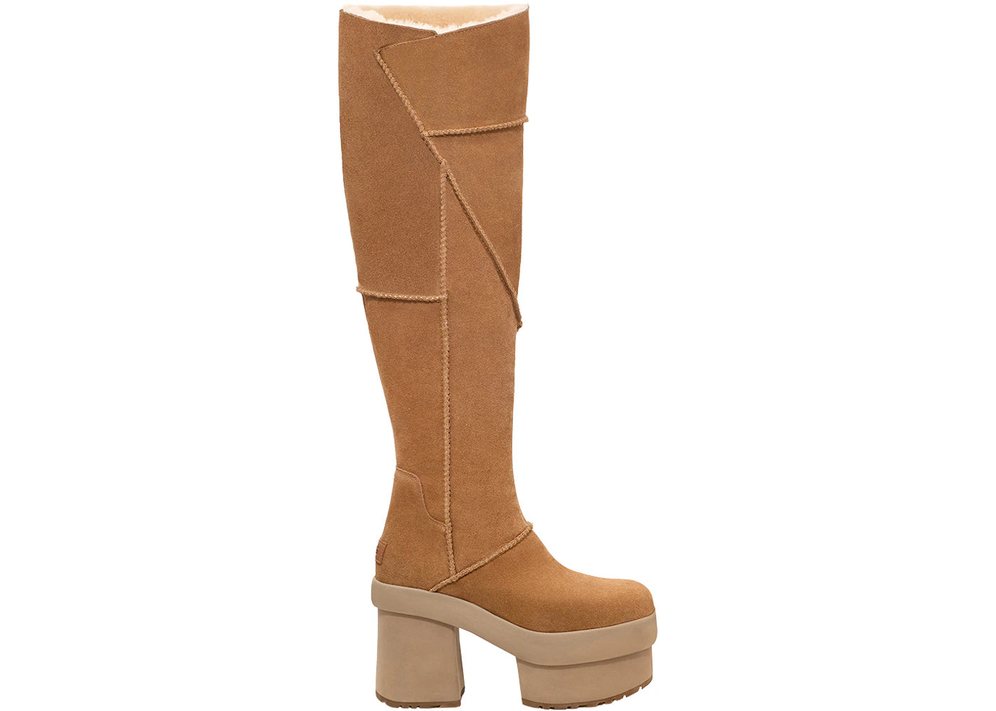 ugg new heights platform xtra boot chestnut (women's)