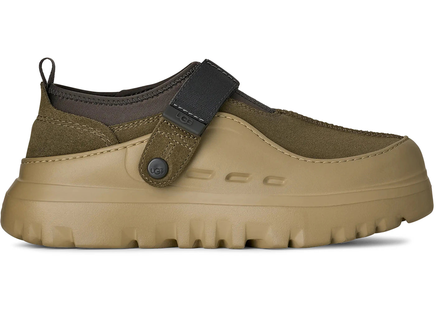 ugg peakmod lowcut dark olive moss green