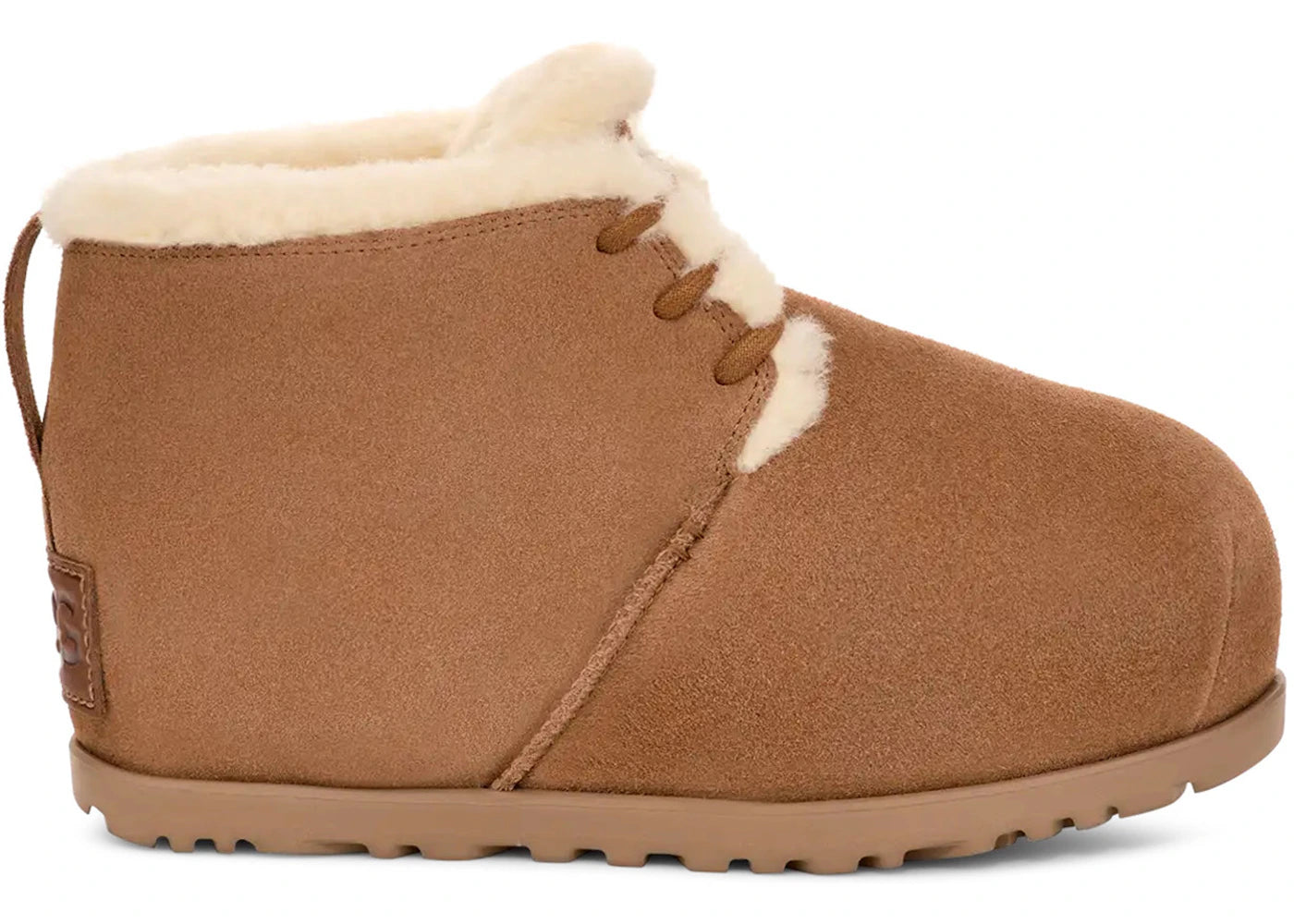 ugg pumped lace up boot chestnut (women's)