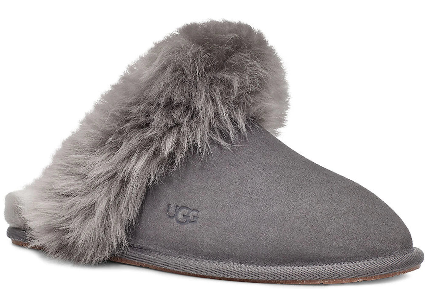ugg scuff sis slipper charcoal (women's)