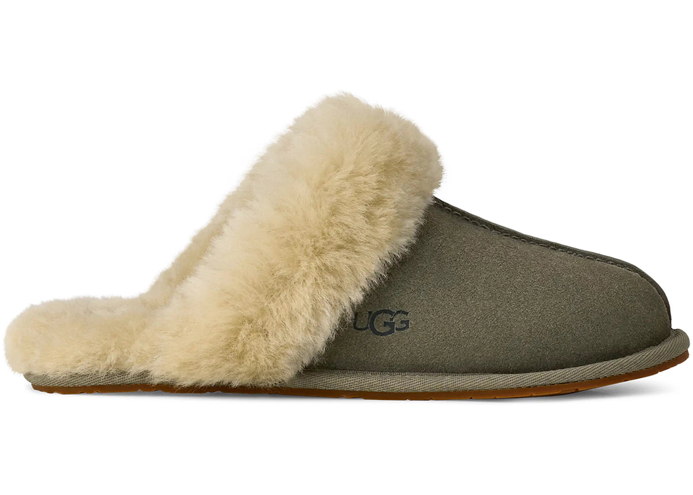 ugg scuffette ii slipper moss green muted brass (women's)