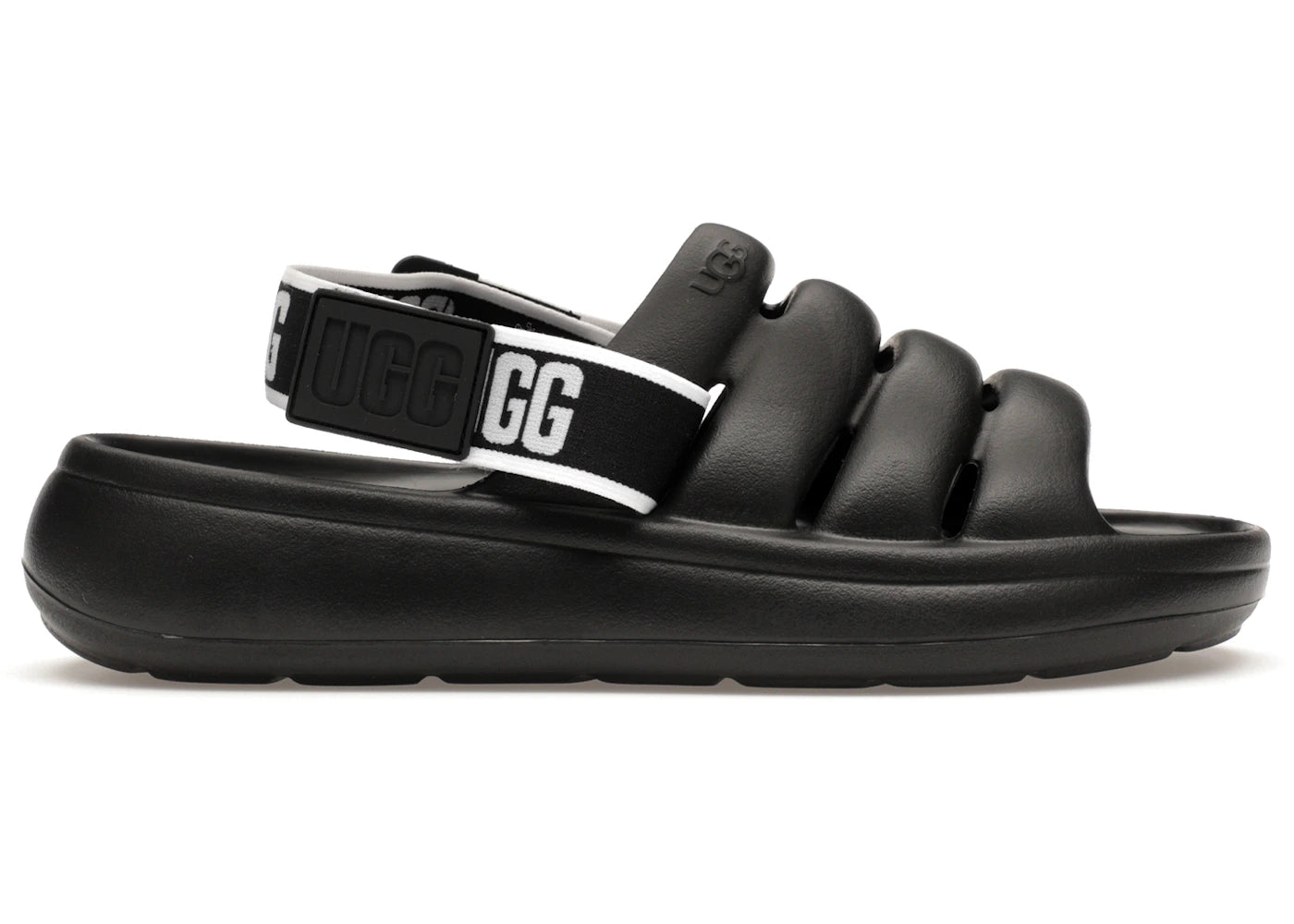 ugg sport yeah slide black (women's)