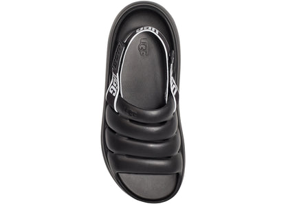 ugg sport yeah slide black white