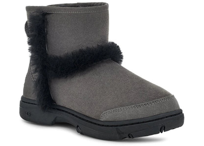 ugg sunburst mini boot grey (women's)
