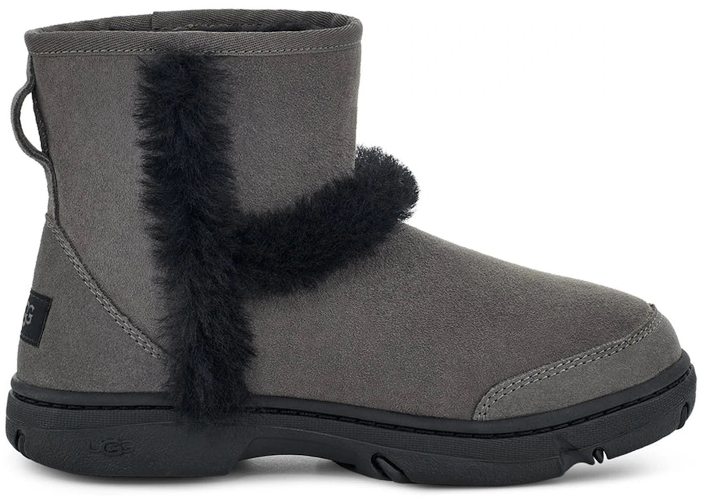 ugg sunburst mini boot grey (women's)