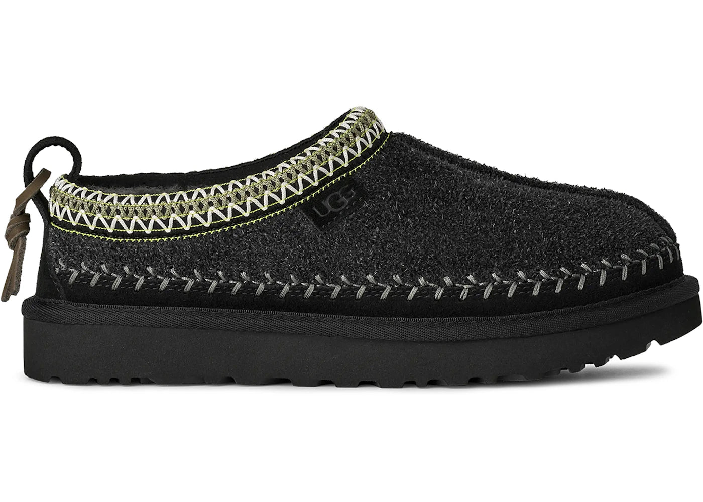 ugg tasman biarritz slipper black (women's)