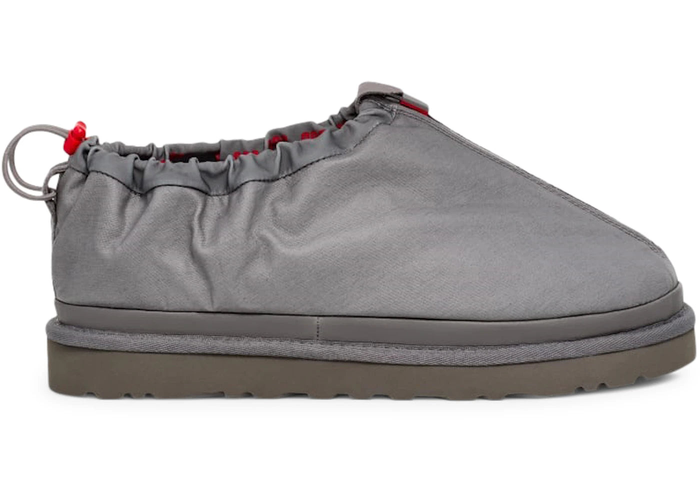 ugg tasman shroud zip slipper dark grey