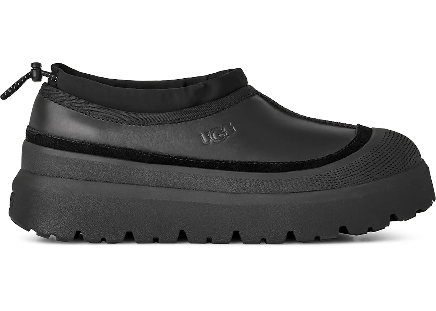 ugg tasman weather hybrid slipper black black