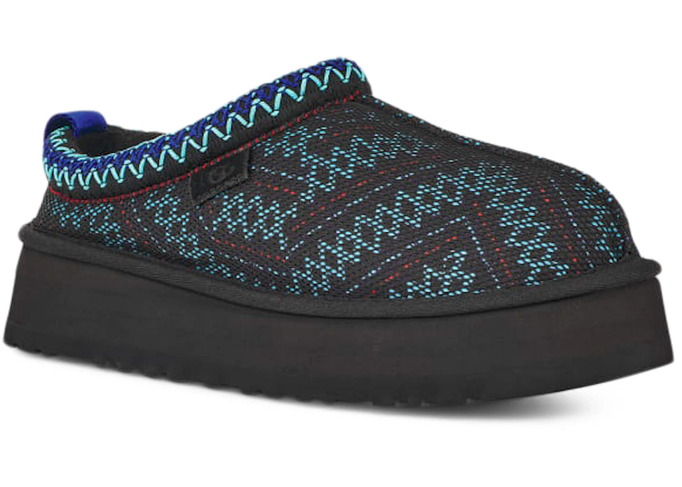 ugg tazz maxi tasman slipper black (women's)