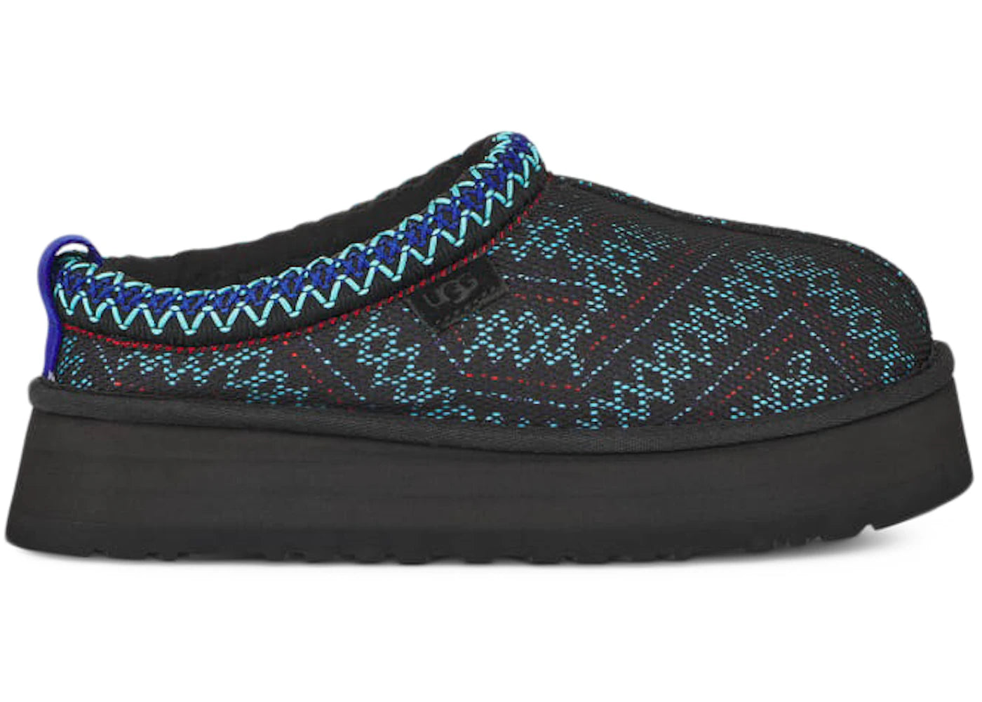 ugg tazz maxi tasman slipper black (women's)