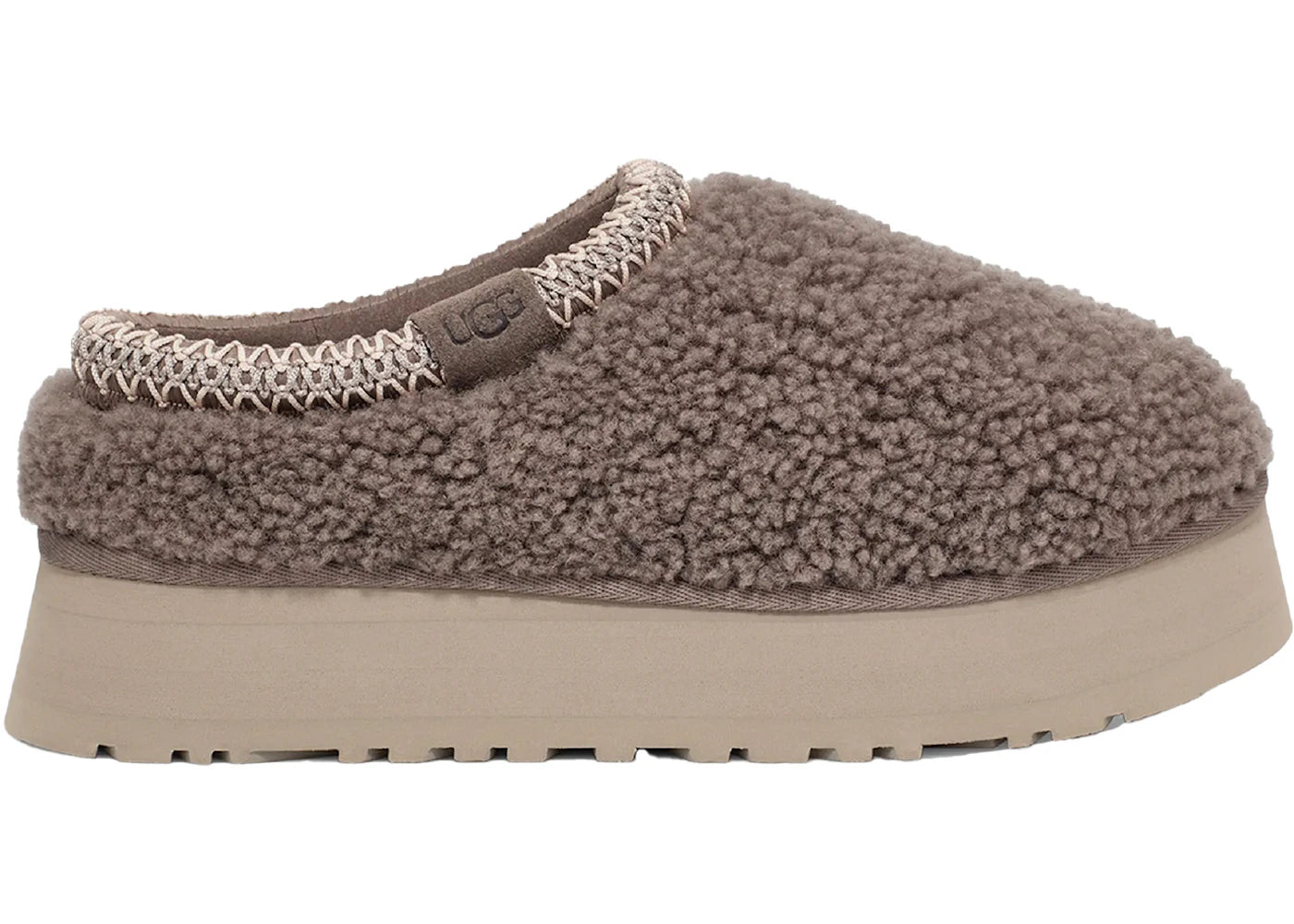 ugg tazz slipper maxi curly smoke plume (women's)