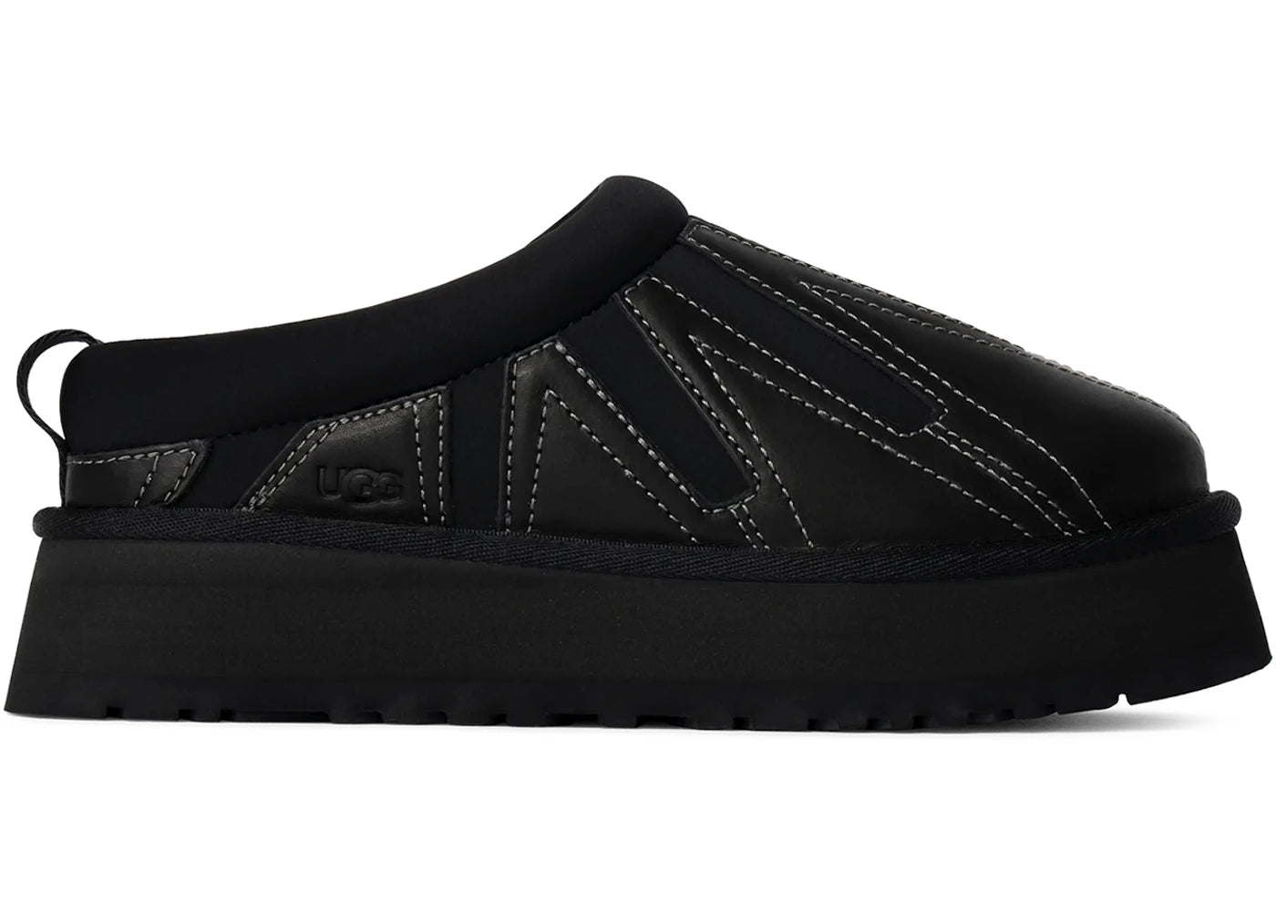 ugg tazz sunwave slipper black (women's)