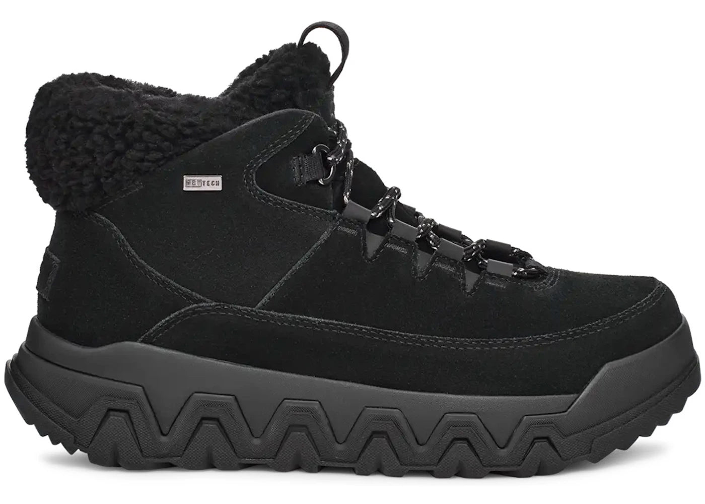 ugg terretrail cozy lace boot black (women's)