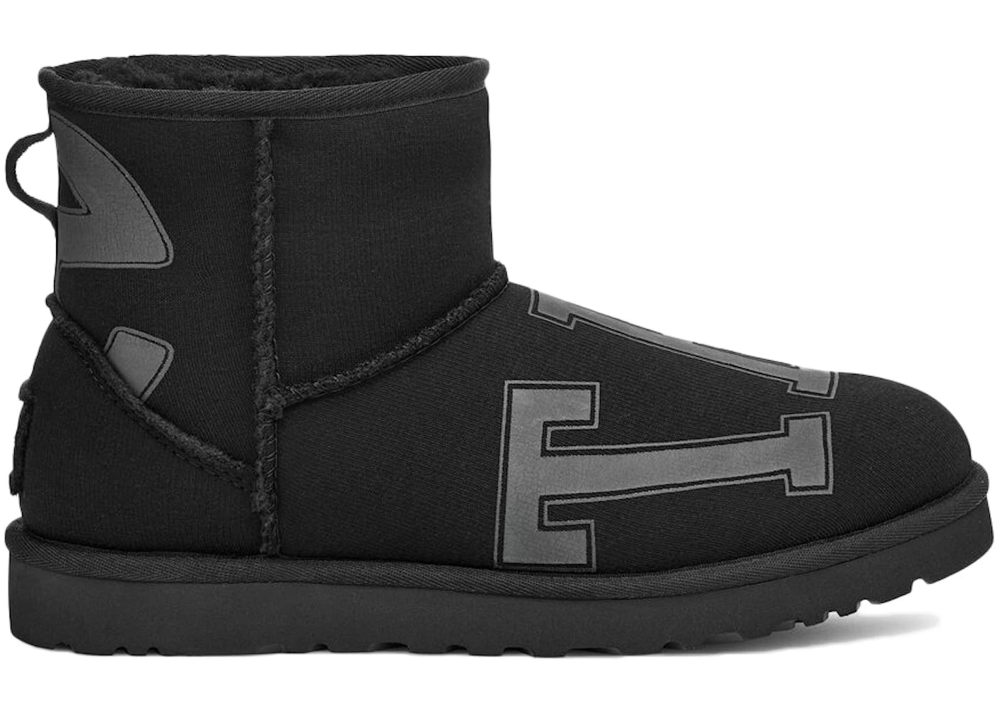 ugg x telfar fleece mini black