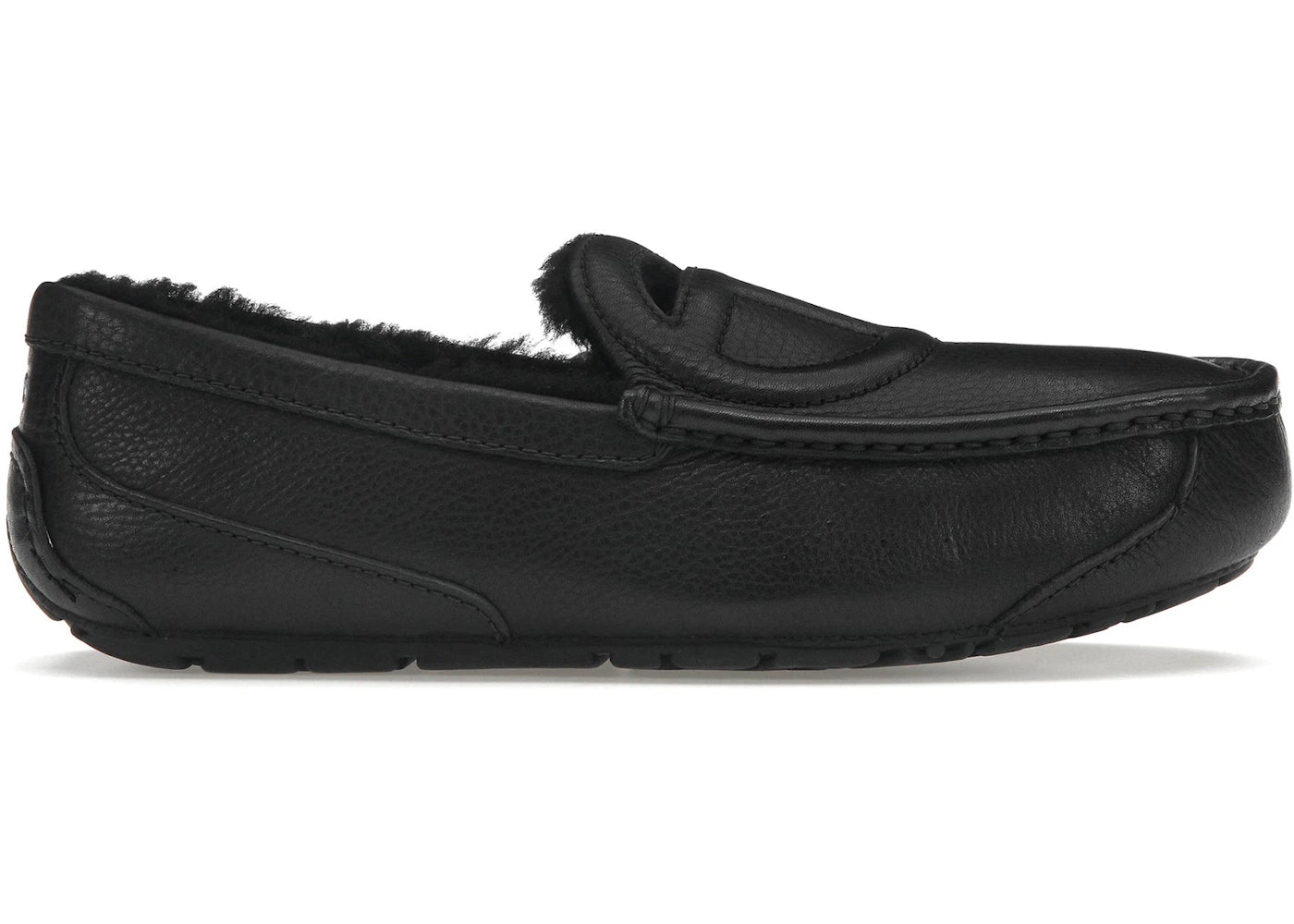ugg x telfar logo loafer black