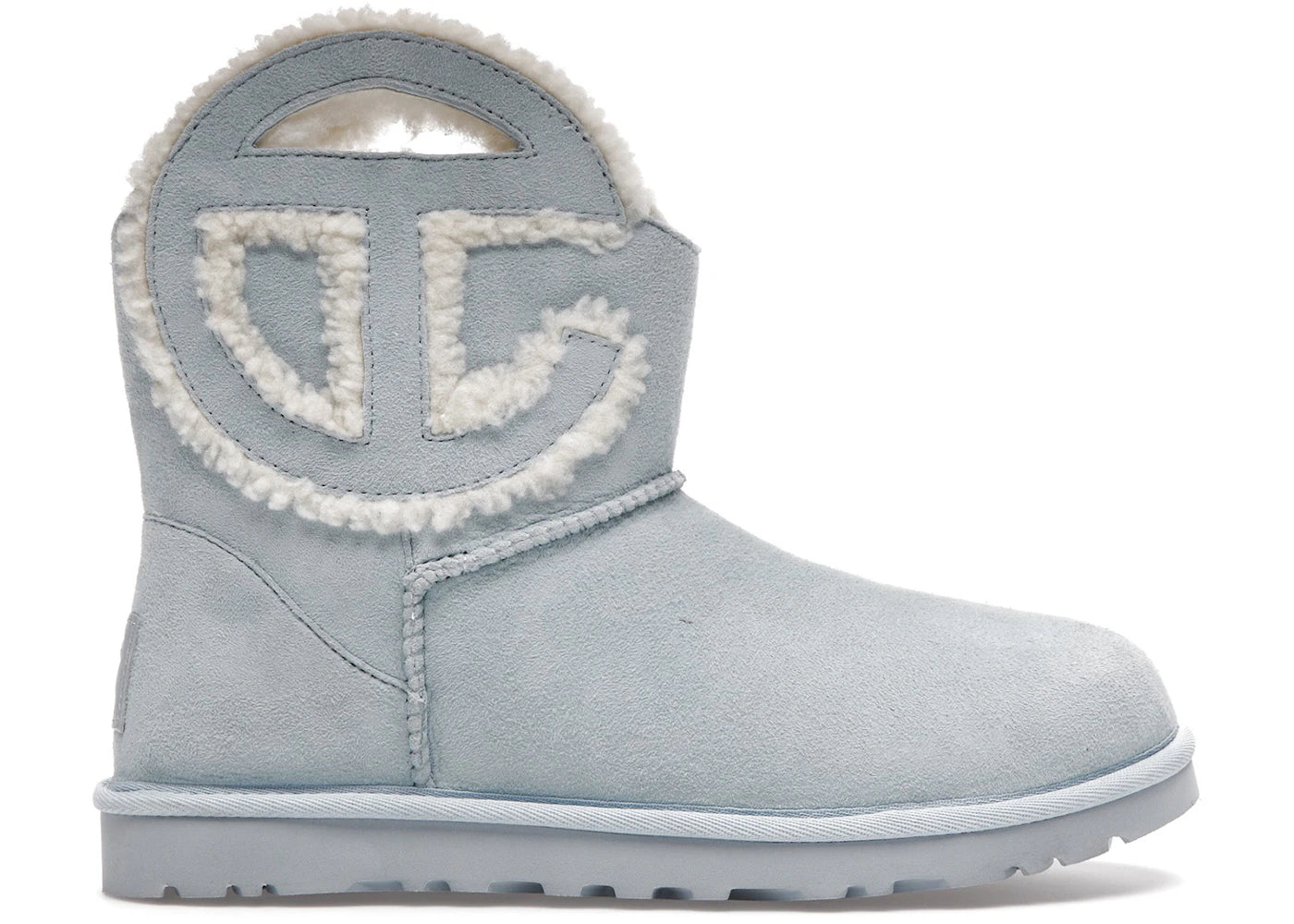 ugg x telfar logo mini blue