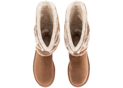 ugg x telfar logo tall chestnut