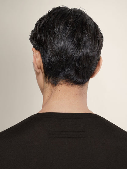 Zegna Dark Brown Mlange Cashseta Crewneck
