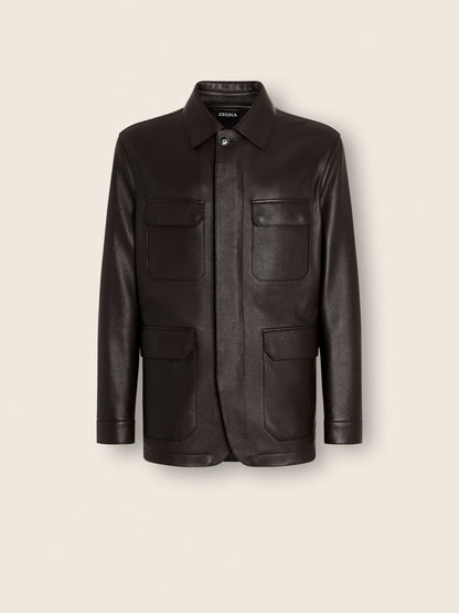 Zegna Deerskin Field Jacket