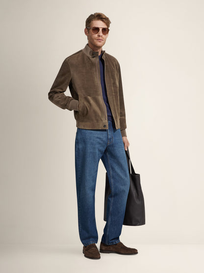 Zegna Leather Blouson