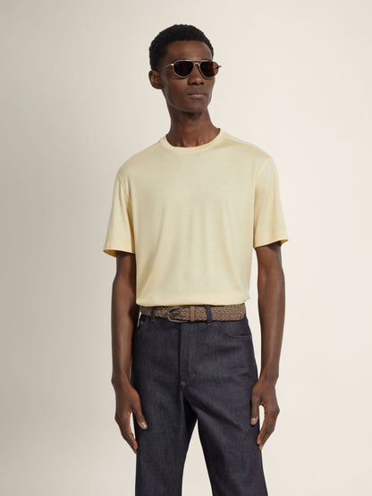 Zegna Pastel Yellow Vellus Aureum T-Shirt