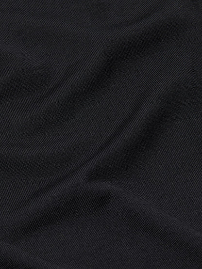 Zegna Black Wool Full Zip Cardigan