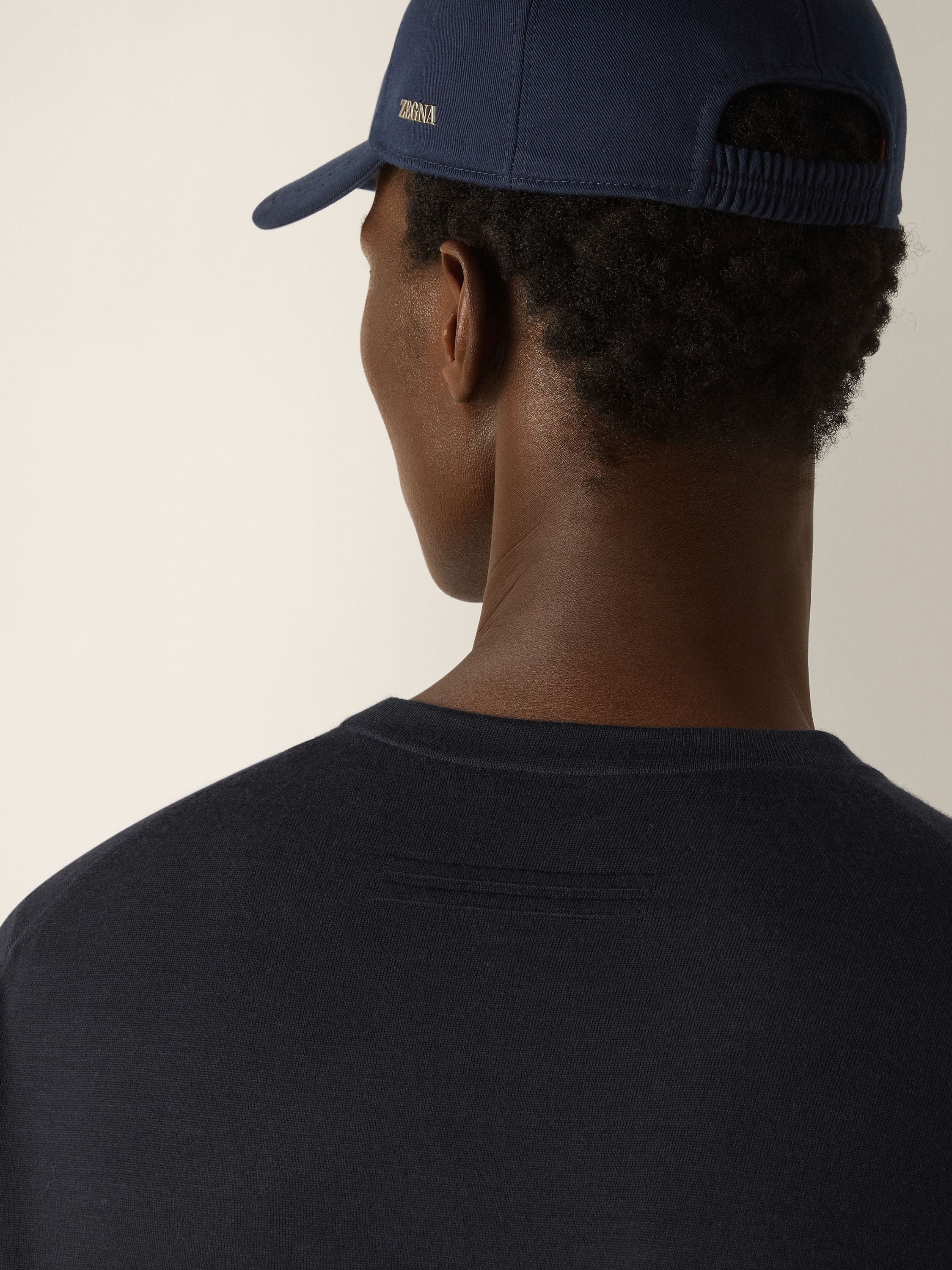 Zegna Black Wool T-Shirt