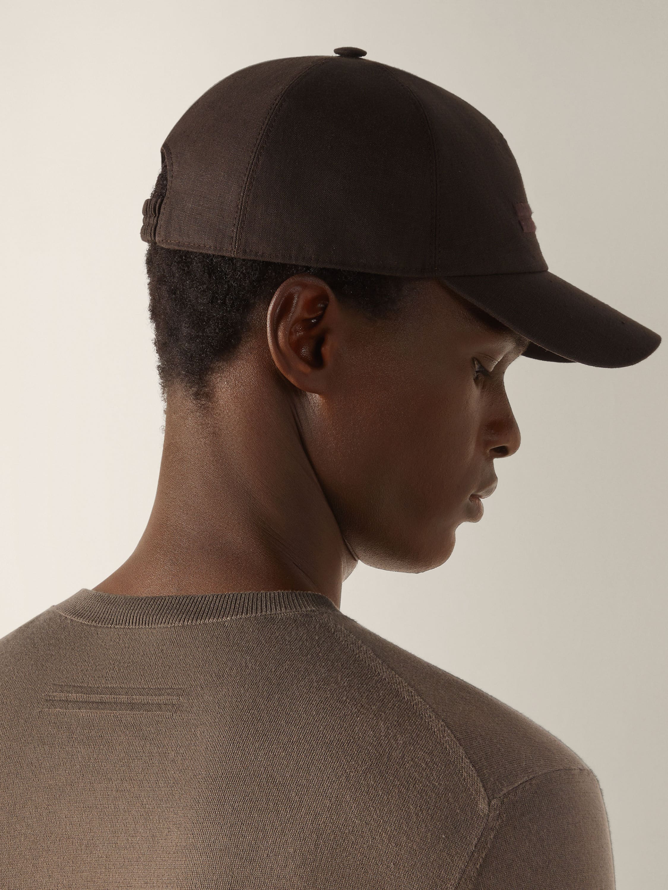Zegna Dark Taupe Premium Cotton T-Shirt