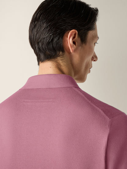 Zegna Pink Premium Cotton Polo Shirt