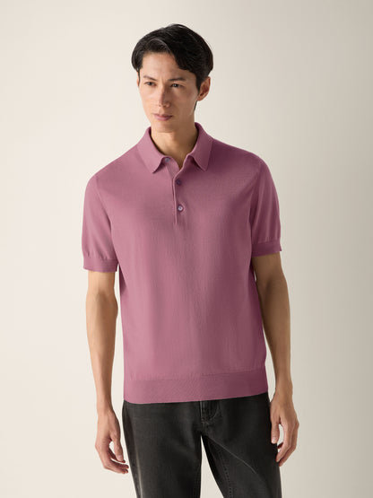Zegna Pink Premium Cotton Polo Shirt