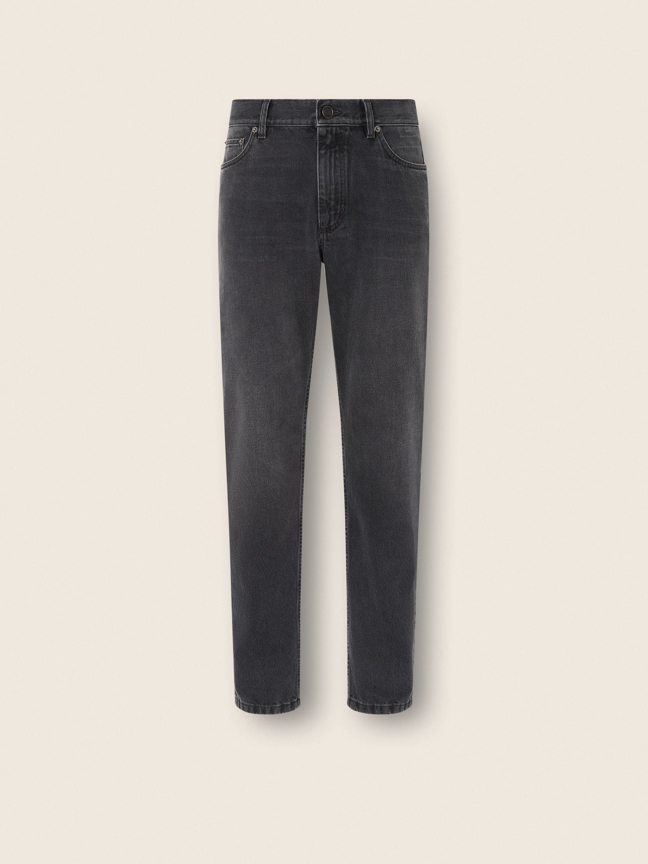 Zegna Black Stone-Washed Cotton Roccia Jeans