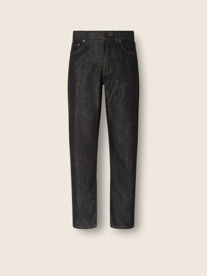 Zegna Black Rinse-Washed Cotton And Silk Roccia Jeans