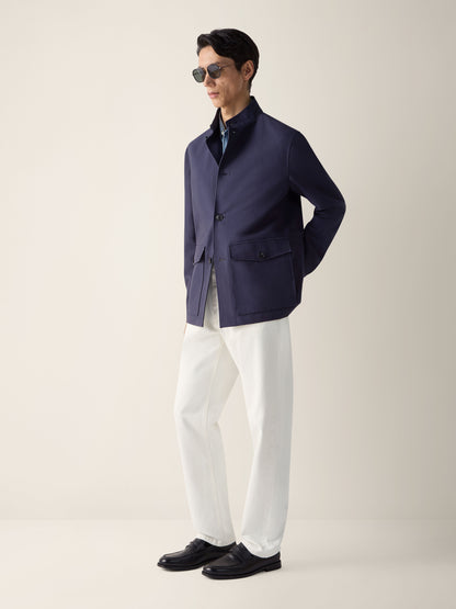 Zegna Cotton And Hemp Chore Coat