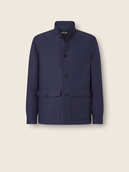 Zegna Cotton And Hemp Chore Coat