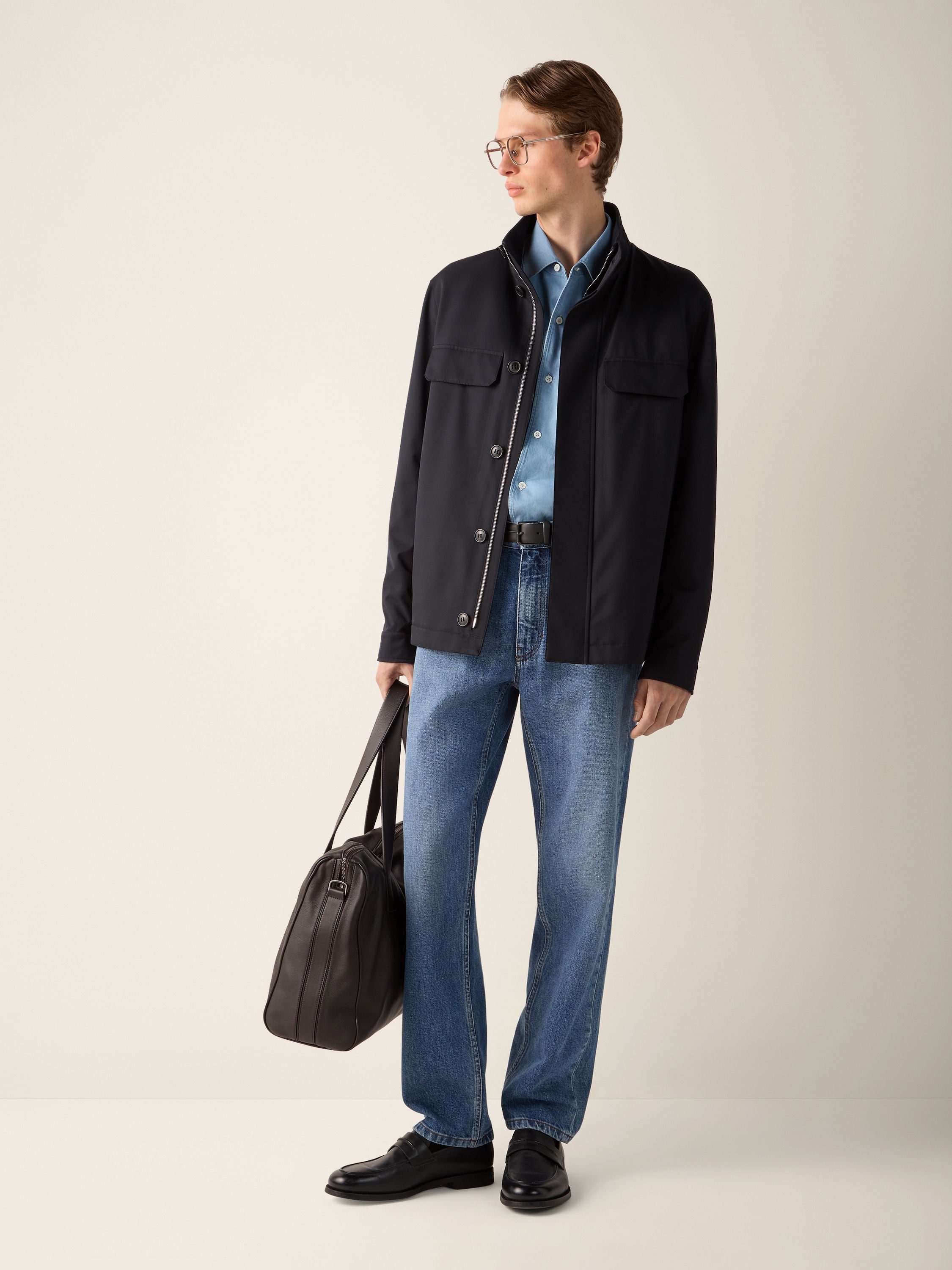 Zegna Microfiber Motorin 125Cc Field Jacket