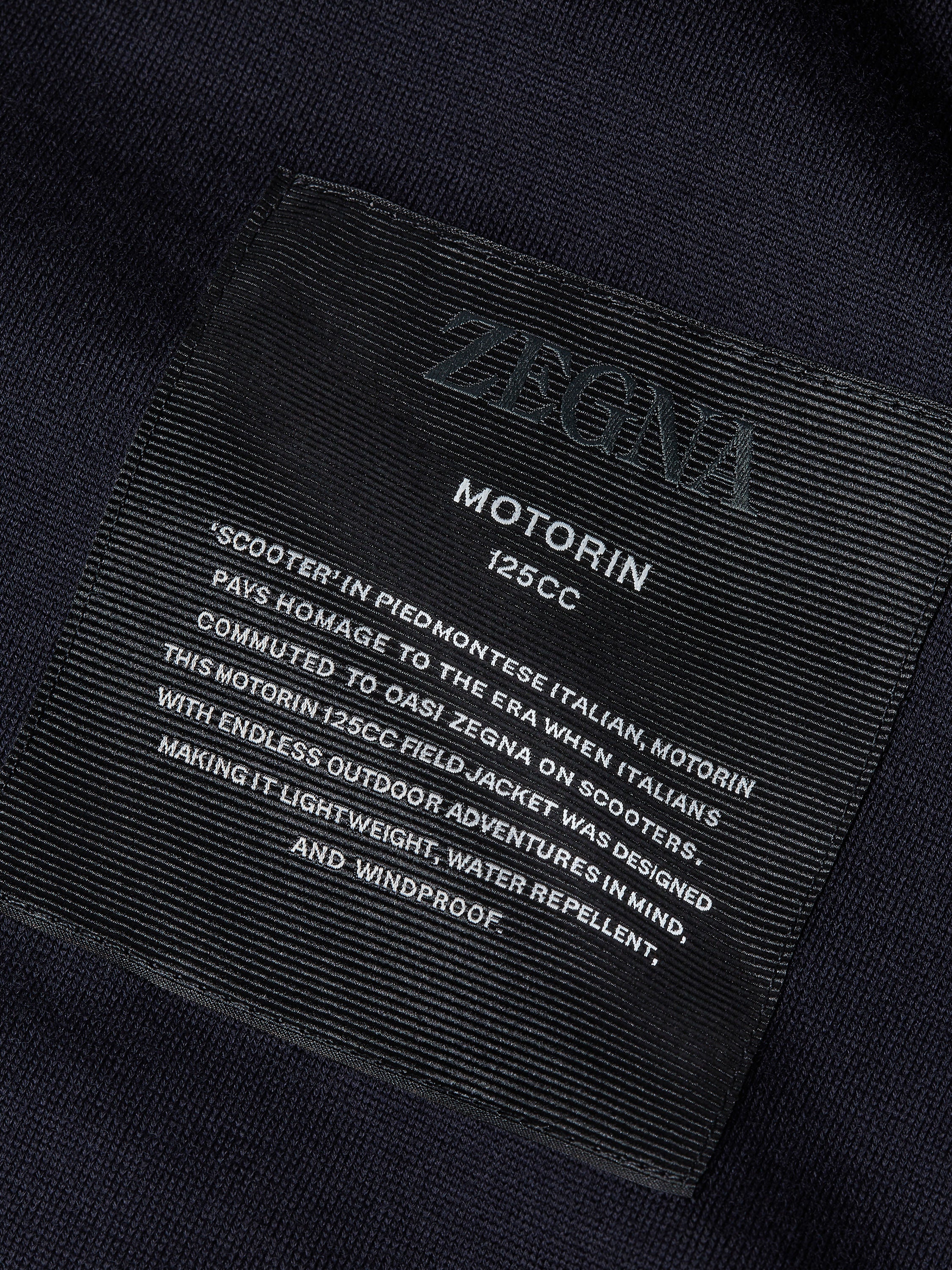 Zegna Microfiber Motorin 125Cc Field Jacket