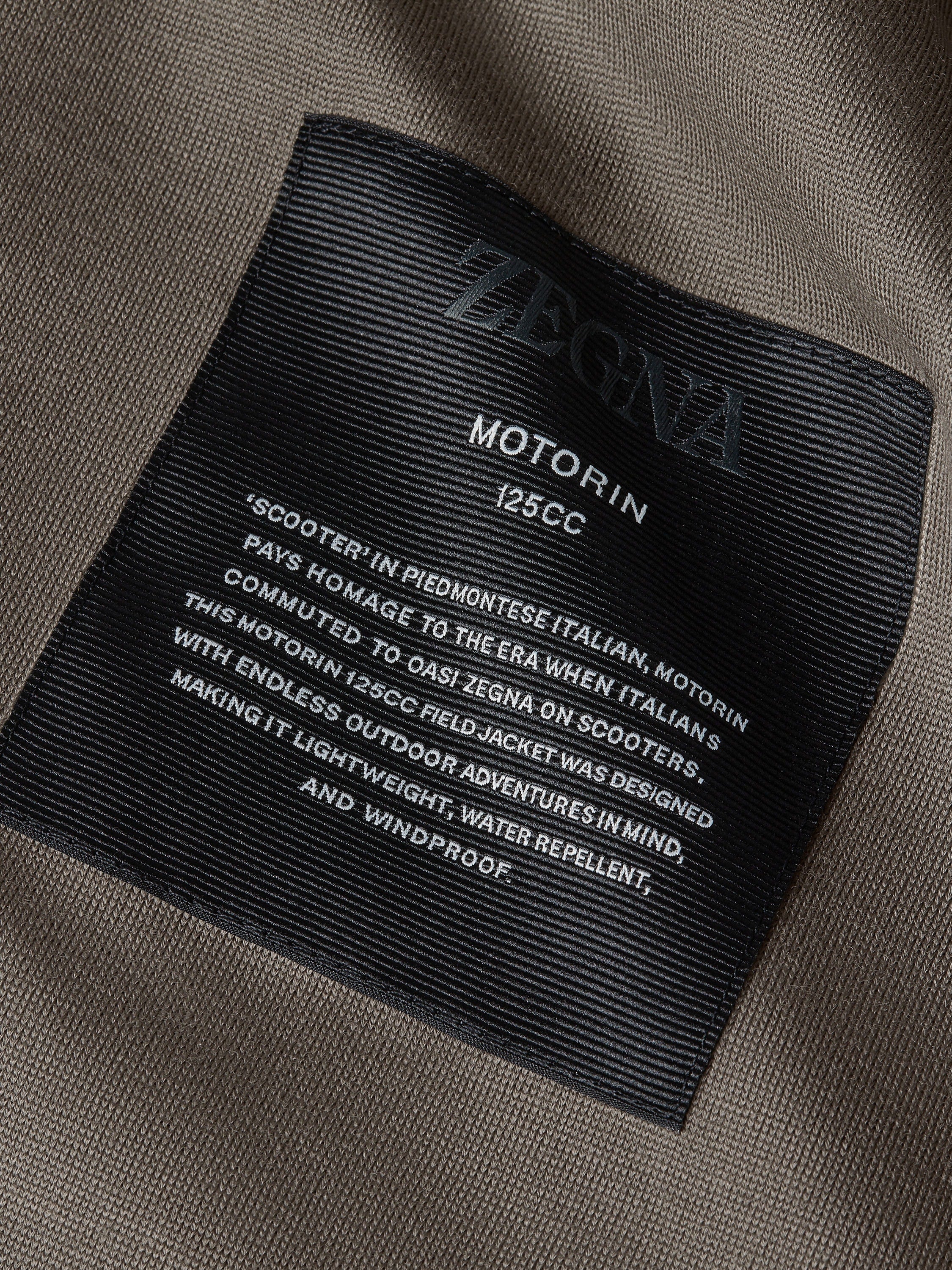 Zegna Microfiber Motorin 125Cc Field Jacket