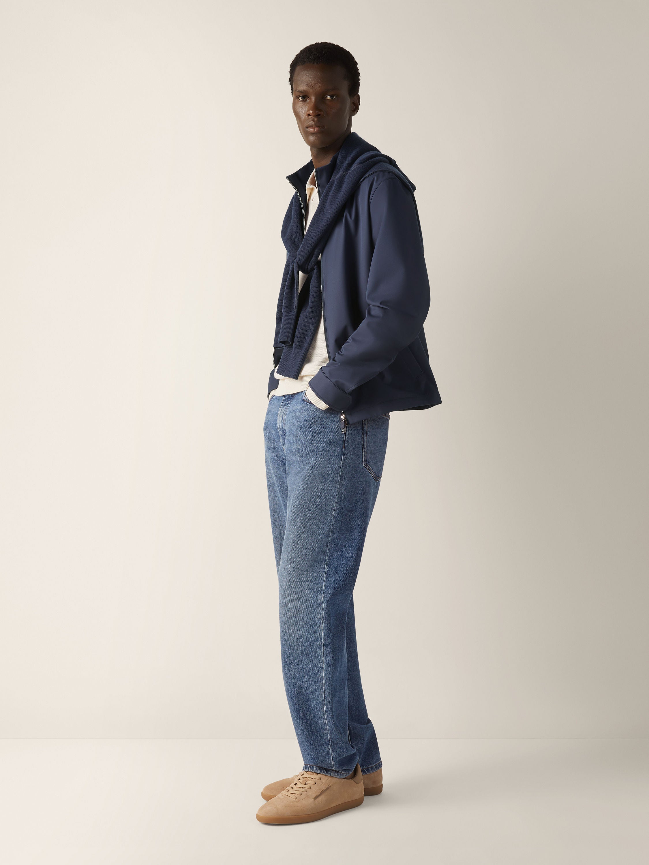 Zegna Microfiber Motorin 100Cc Blouson