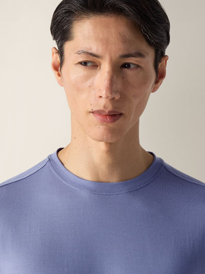 Zegna Lilac Vellus Aureum T-Shirt