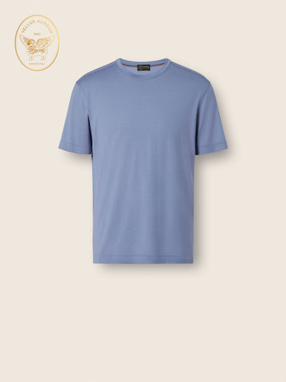 Zegna Lilac Vellus Aureum T-Shirt
