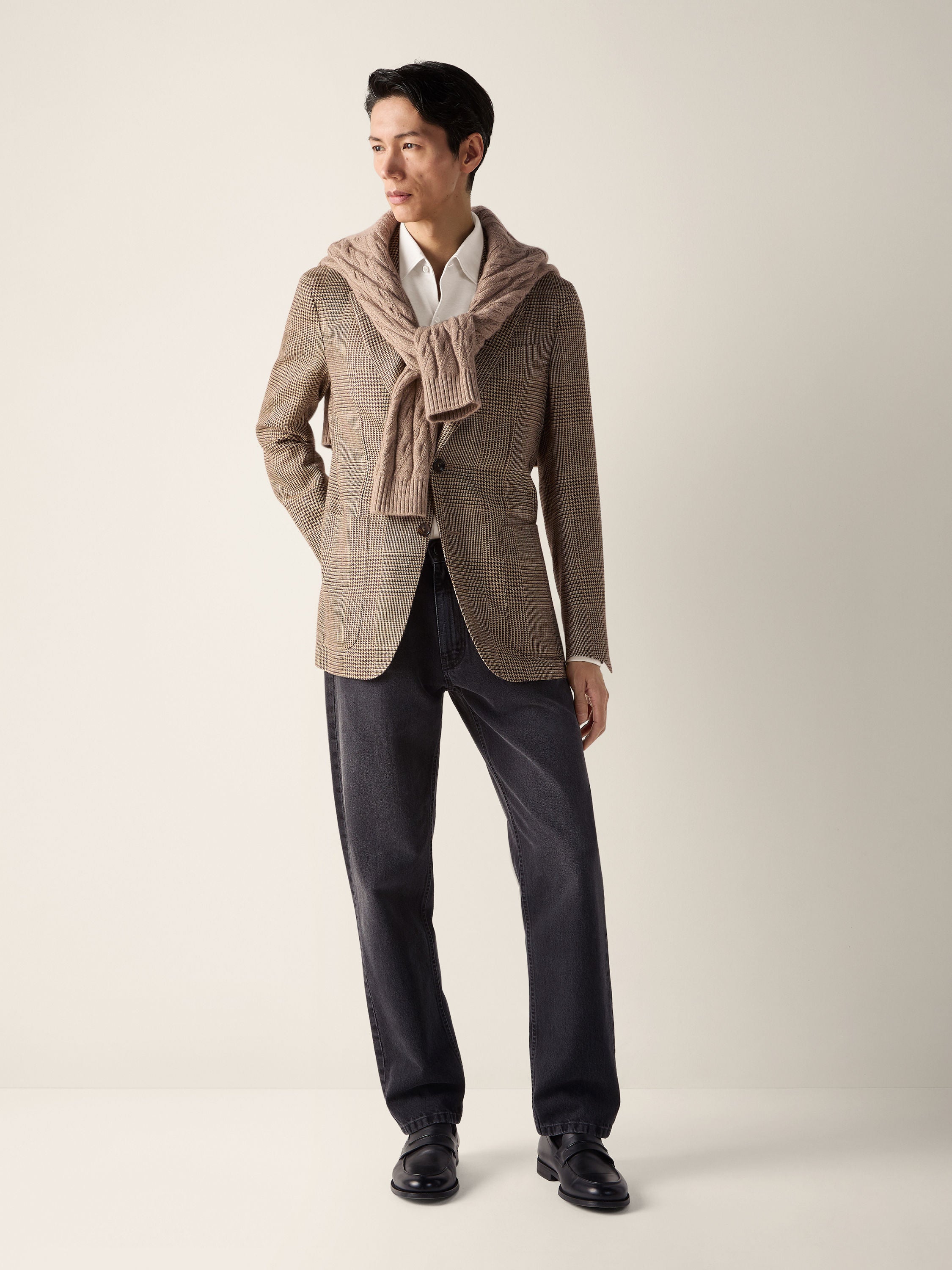 Zegna Silk Linen And Cotton Shirt