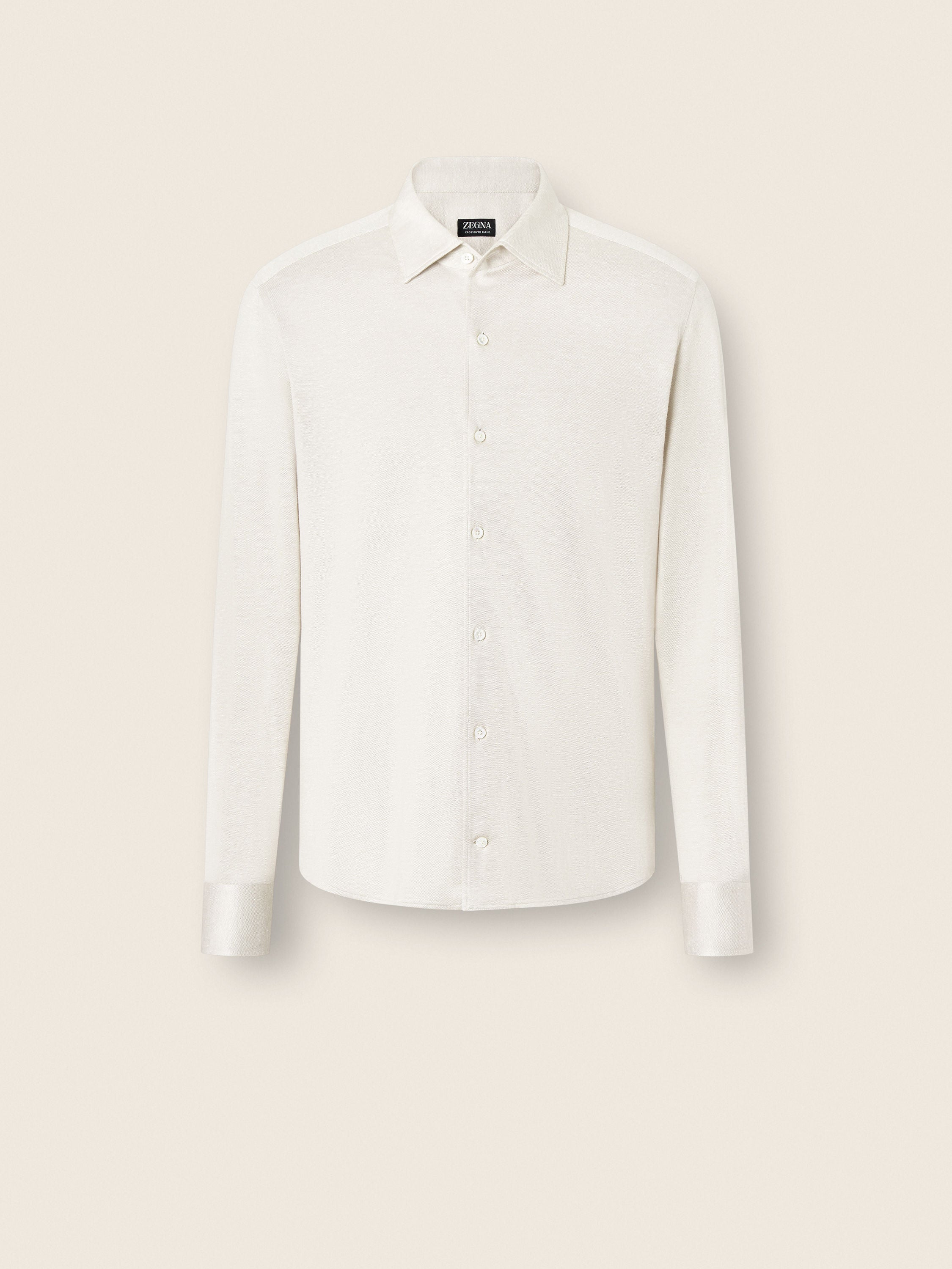 Zegna Silk Linen And Cotton Shirt