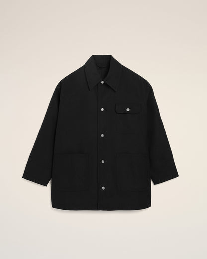 AmiParis Black New Wool Worker Jacket