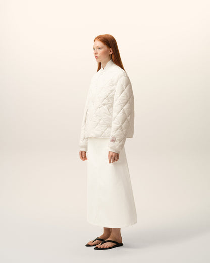 AmiParis White Nylon Padded Jacket