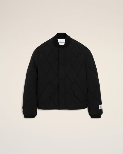 AmiParis Black Nylon Padded Jacket